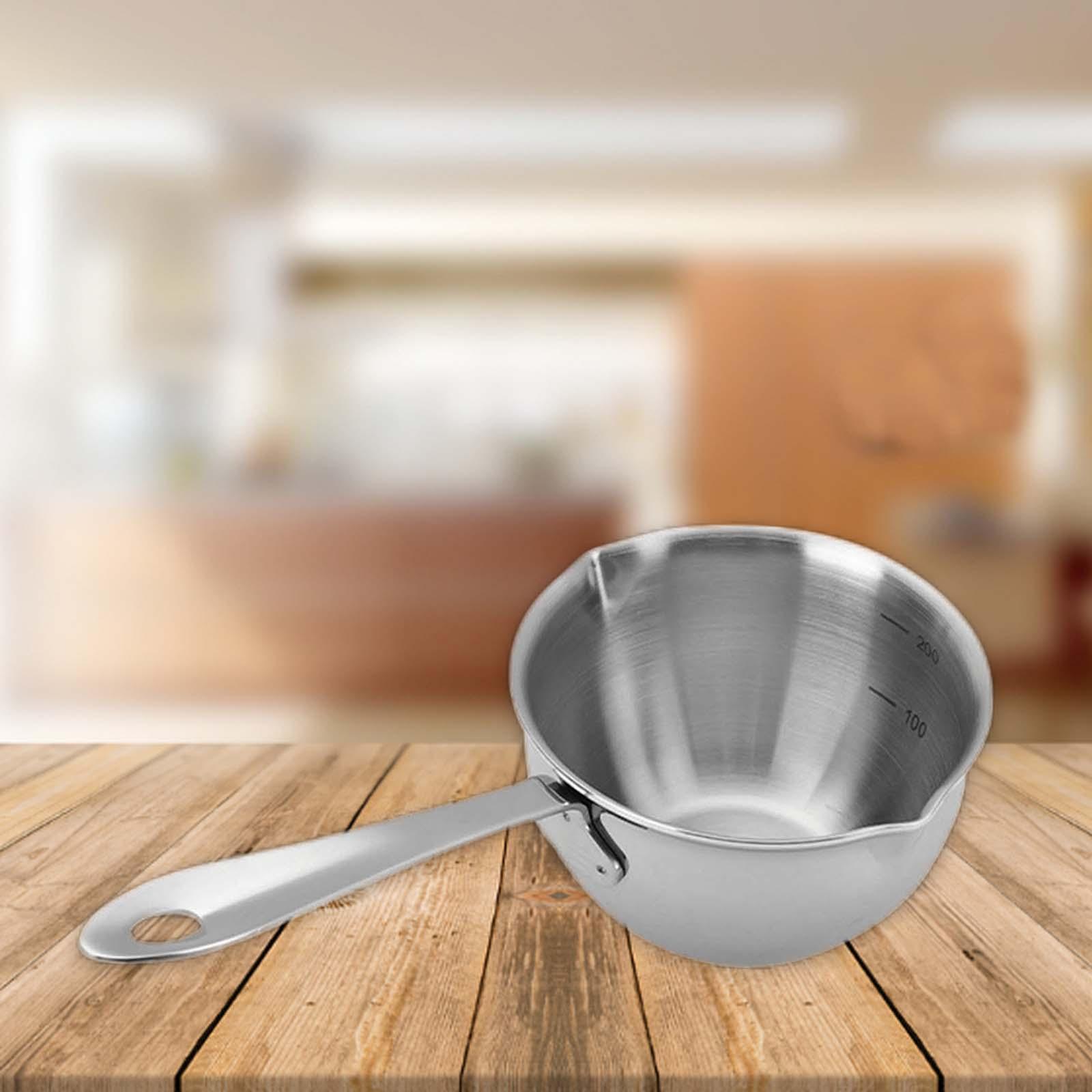 304 Stainless Steel Soup Pot Butter Melting Pot Sauce Cups Kitchen