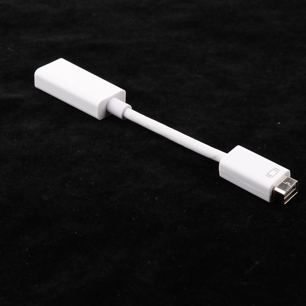 Mini DVI to HDMI Male-Female Converter/Adapter Cable for MacBook White