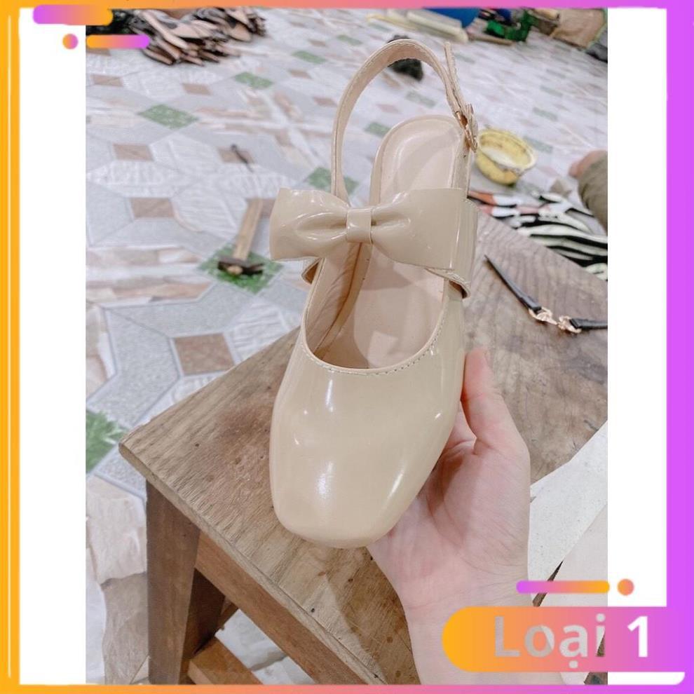 FREE SHIP sandal nữ / giày cao gót nữ thắt nơ siêu xinh