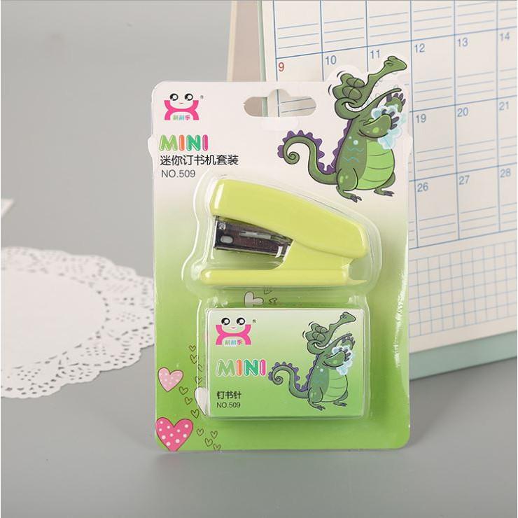 Dập ghim mini +1 hộp đạn ghim H110