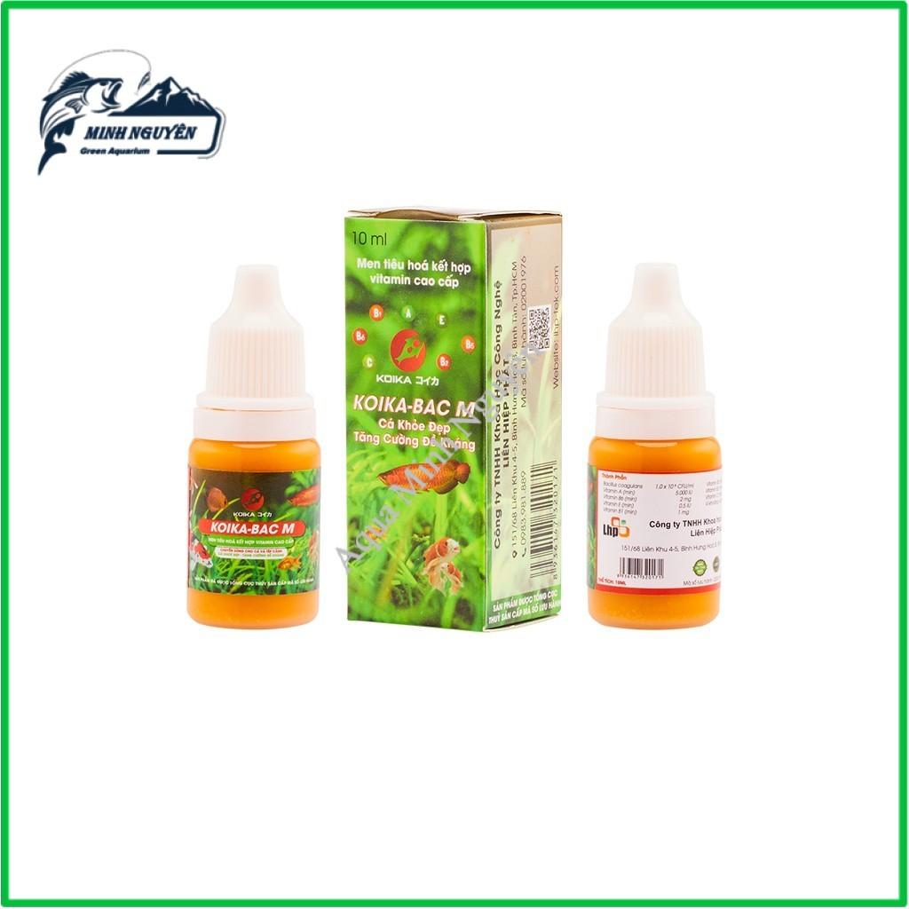 VI SINH KOIKA-BAC M | VI SINH ĐƯỜNG RUỘT KẾT HỢP VITAMIN CAO CẤP CHUYÊN DÙNG CHO CÁ VÀ TÉP CẢNH
