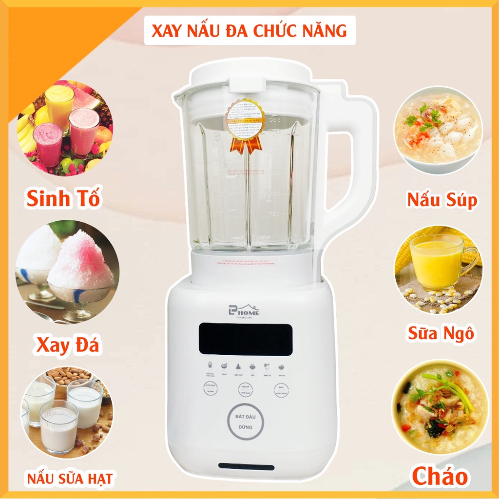 Máy làm sữa hạt đa năng I Máy làm sữa đậu nành I Máy nấu sữa hạt I Máy nấu cháo dinh dưỡng