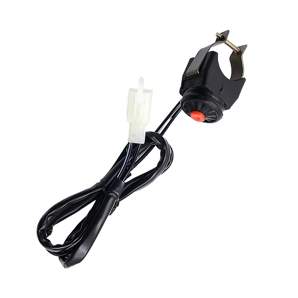 Horn Starter/Kill Switch for Pit Bike Go Cart ATV 7/8'' Handlebar Red