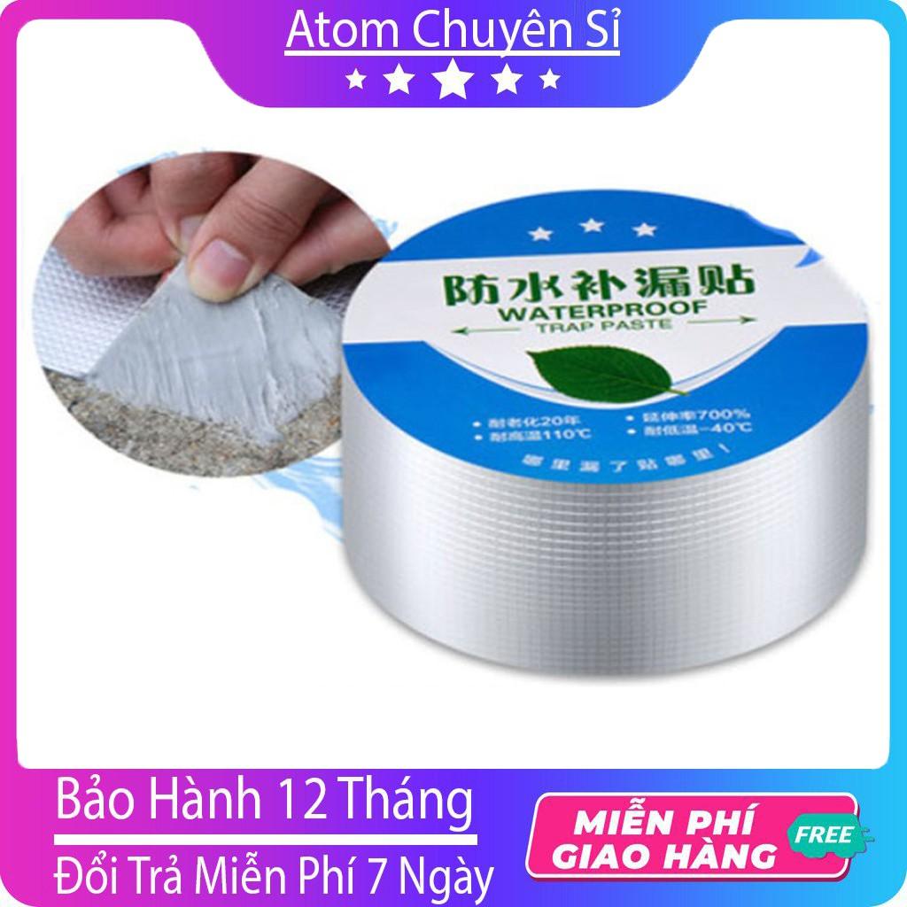 Băng Keo Chống Thấm Siêu Dính trên mọi bề mặt, chống Thấm Nước Nhật Bản khổ 5cm, 10cm, 20cm x 5m