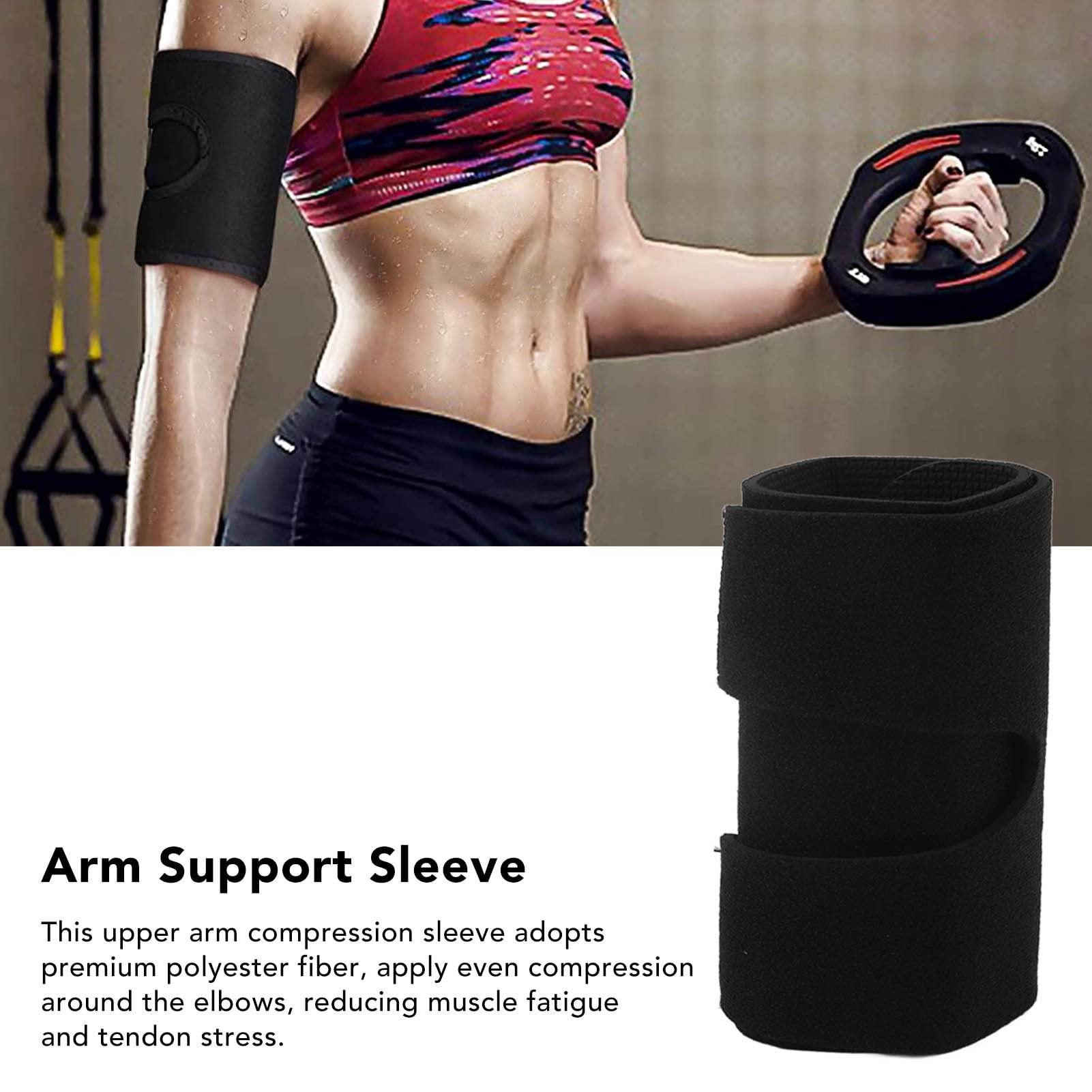 2PCS ARM ARM CUFF Áp lực giảm đau Bicep Viêm Viêm băng nén Buff Triceps Biceps Hỗ trợ cơ bắp cho giảm đau với nhiễm trùng gân trên cánh tay
