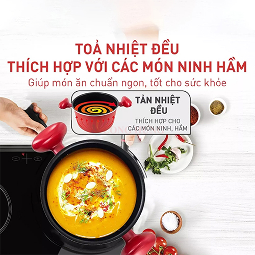 Nồi chống dính đáy từ Tefal So Chef 22cm x 4.51L G1354595 - Hàng chính hãng