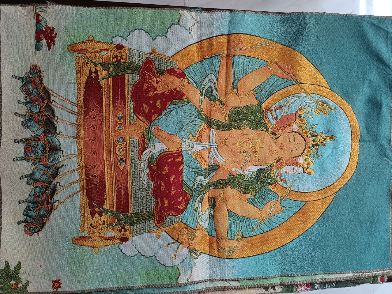 Thangka - Ma Lợi Chi Thiên - Marici bồ tát