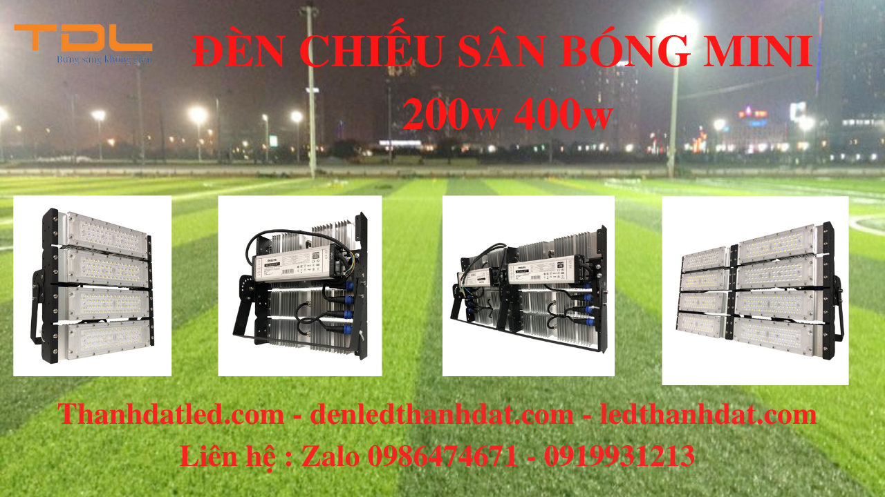 Đèn led sân bóng đá 100w 150w 200w 250w 300w 400w