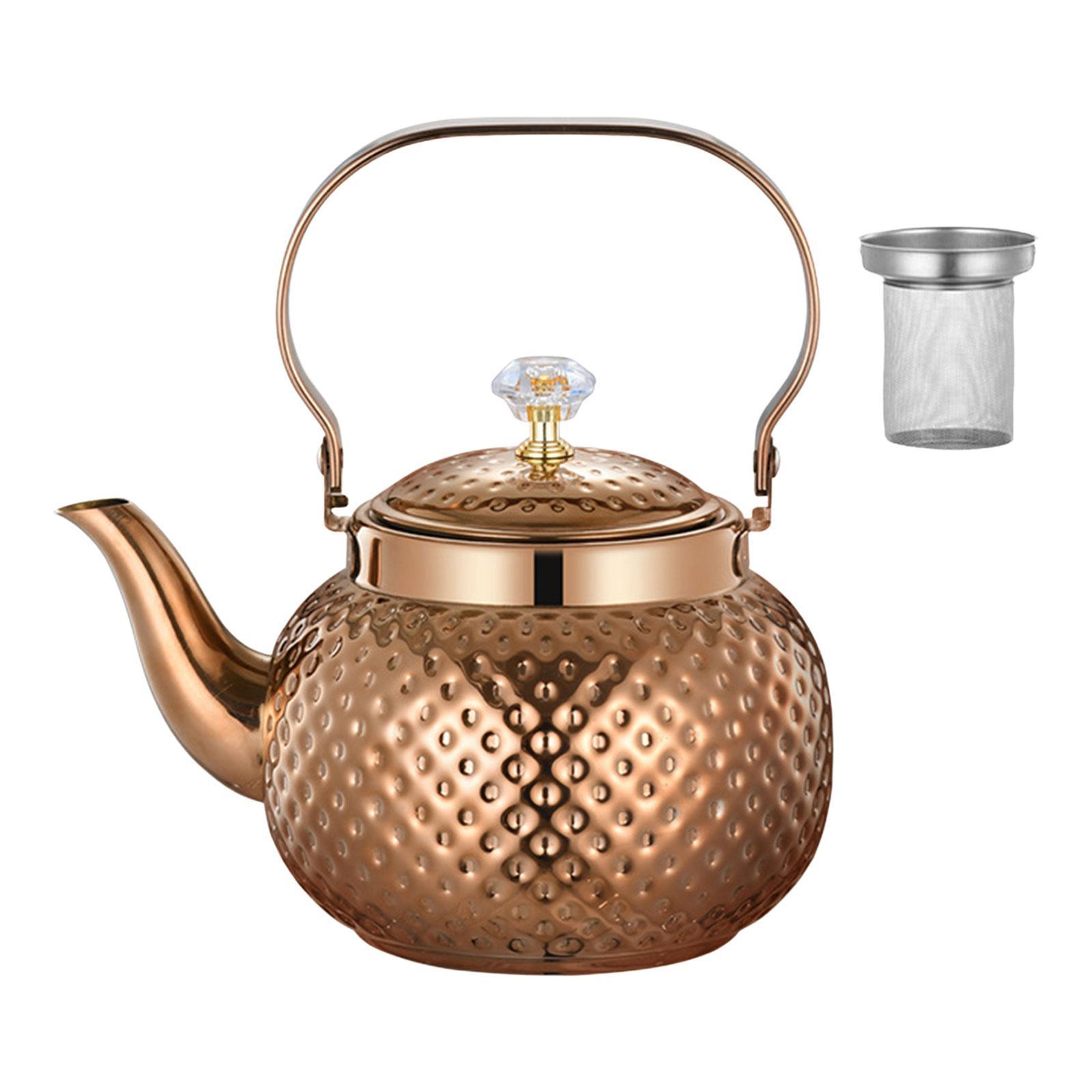 Stovetop Tea Kettle Stainless Steel Teapot with Infuser for picnic Gift