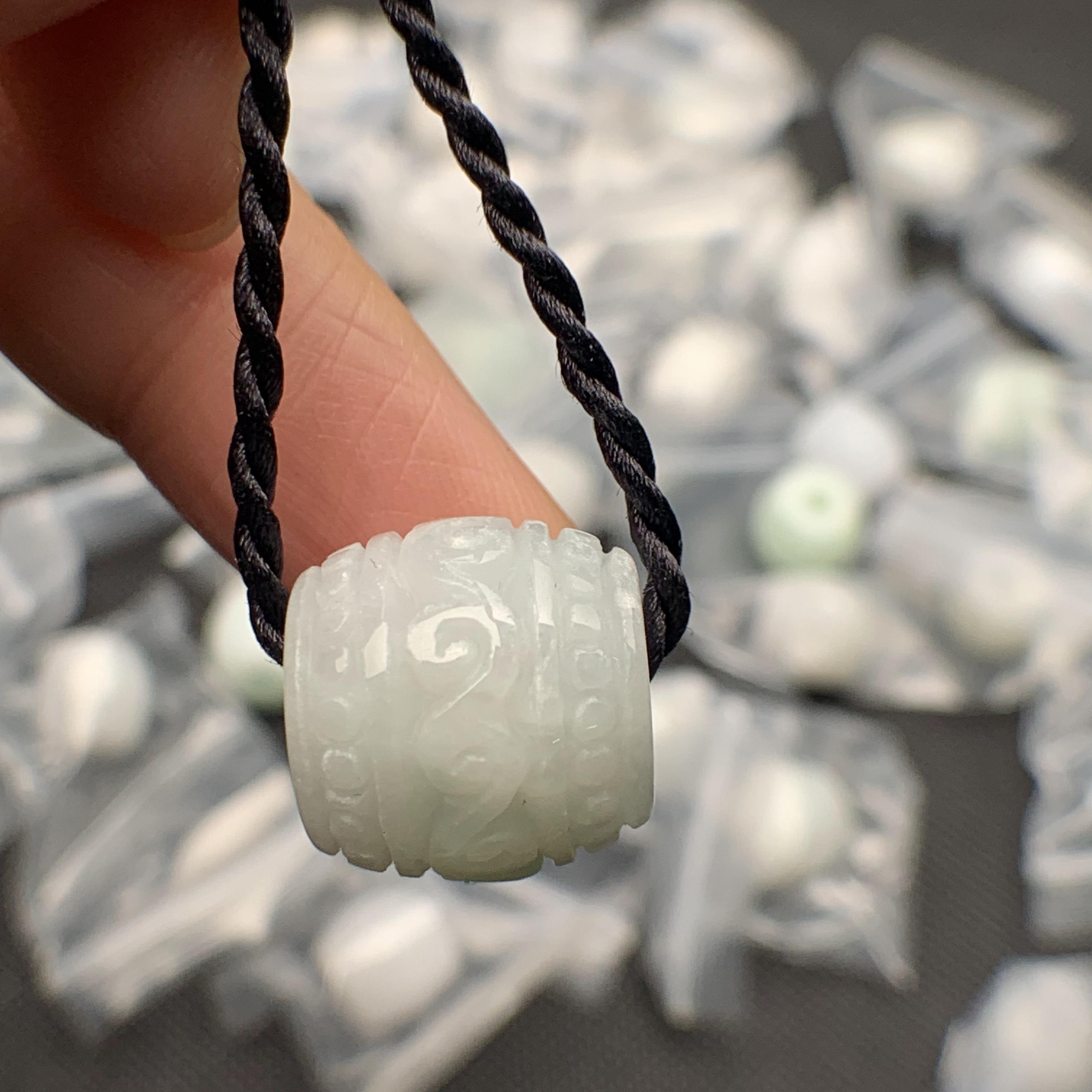 Lu thống chiêu tài ngọc phỉ thúy tự nhiên Jadeite A