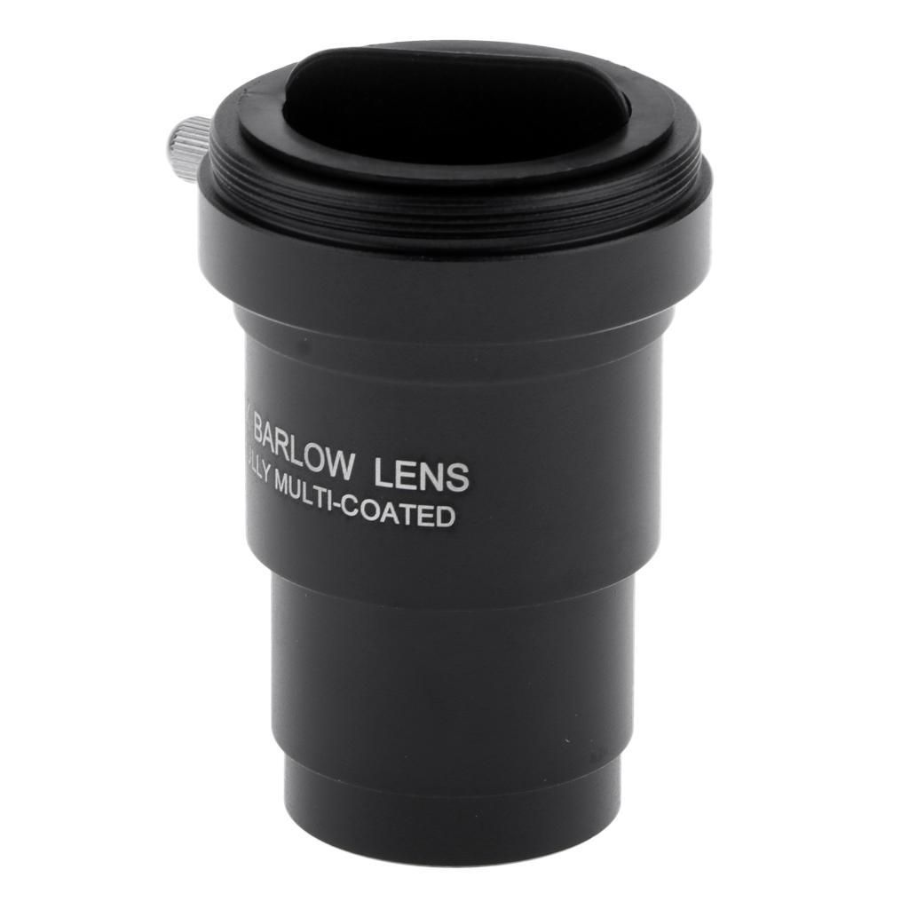 Telescope Eyepiece Barlow Lens 3X for Astronomical Photography + Filter #25A