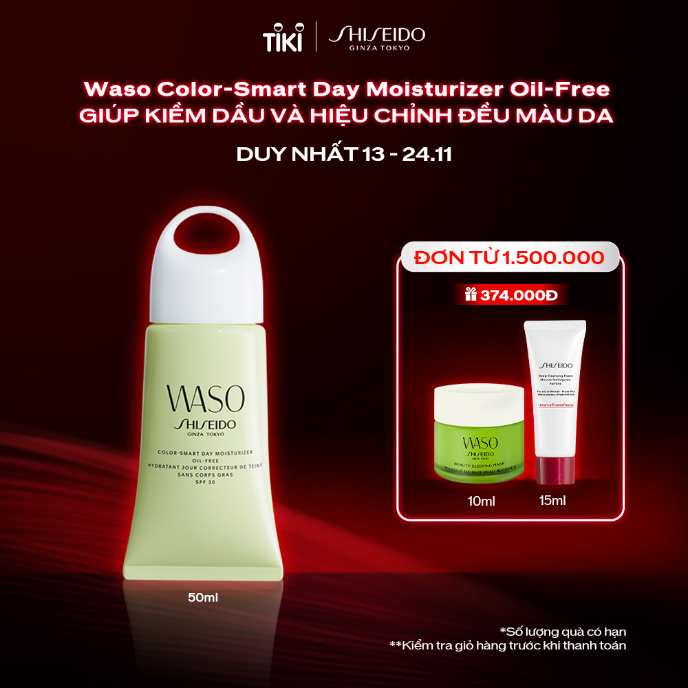 Sữa Dưỡng Da Shiseido Waso Color-Smart Day Moisturizer Oil-Free (50ml) - 13963