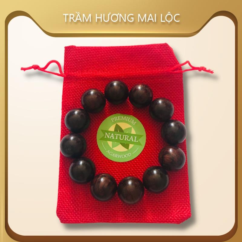 Vòng tay gỗ Trắc Long Chuột 12 hạt