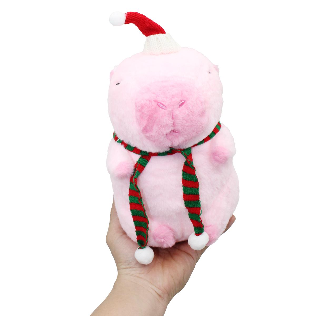 Thú Bông Capybara Noel 25 cm - Nuan Nuan SDST03