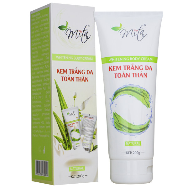 Kem trắng da toàn thân MiTa 200g