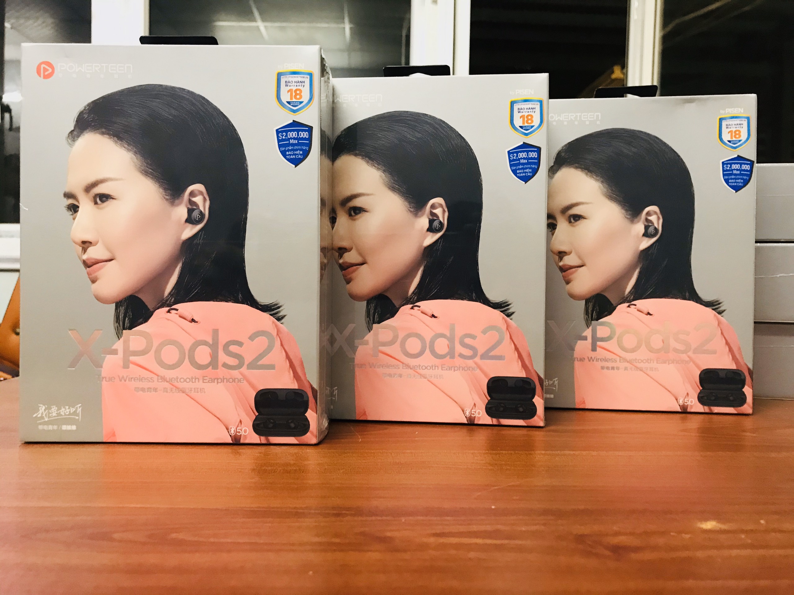 Tai nghe không dây Pisen True Wireless X-Pods 2_ Hàng chính hãng