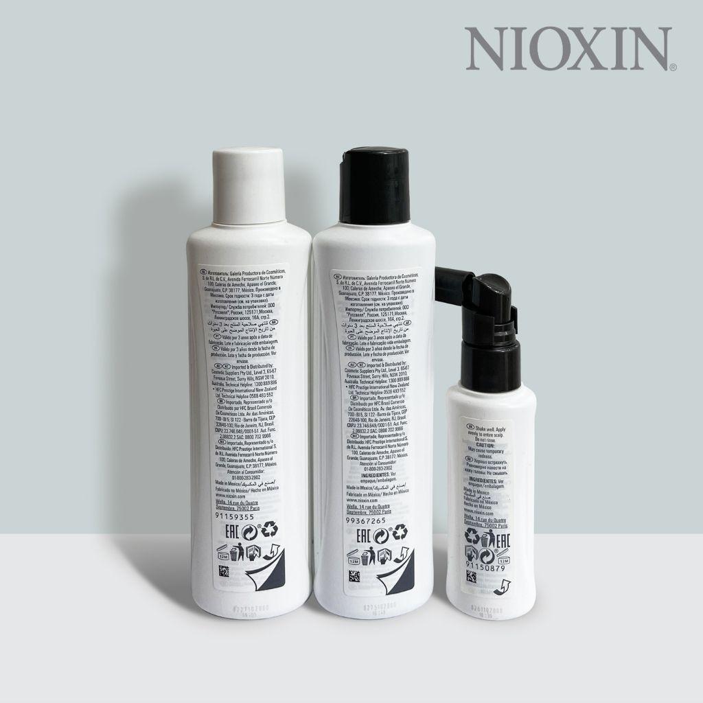 Bộ Chăm Sóc Tóc NIOXIN 1 Dành Cho Tóc Tự Nhiên, Thưa Mỏng Và Rụng Nhẹ Natural Hair Light Thinning