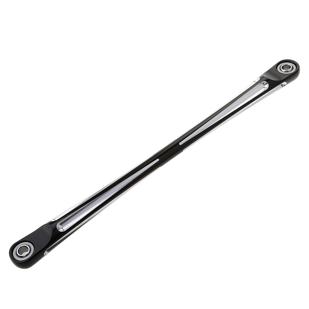 Black Aluminum CNC Gear  Linkage For  Touring FLHT