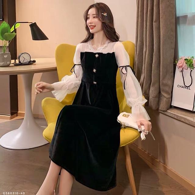 Váy tiểu thư cho con bú️KÈM ẢNH THẬT shop chụp