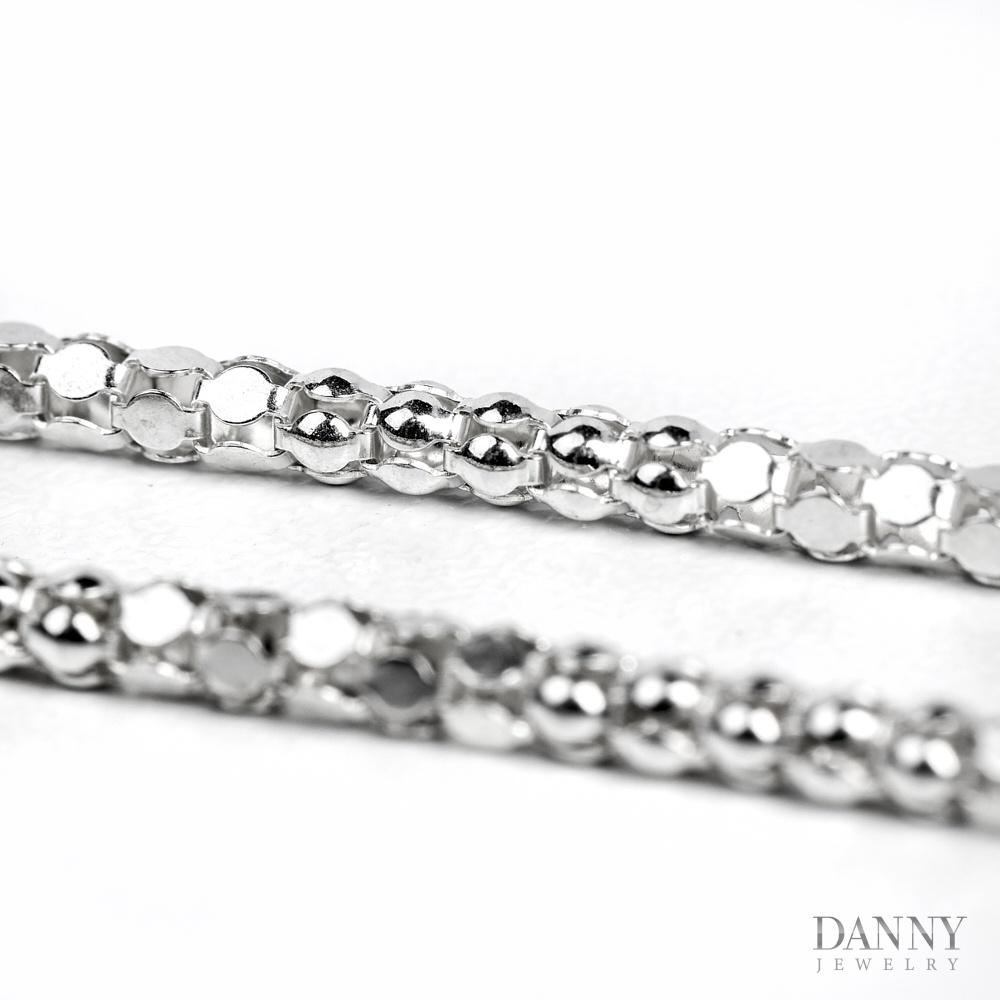 Dây chuyền Nữ Bạc 925 Danny Jewelry Xi Bạch Kim AI0Y0024
