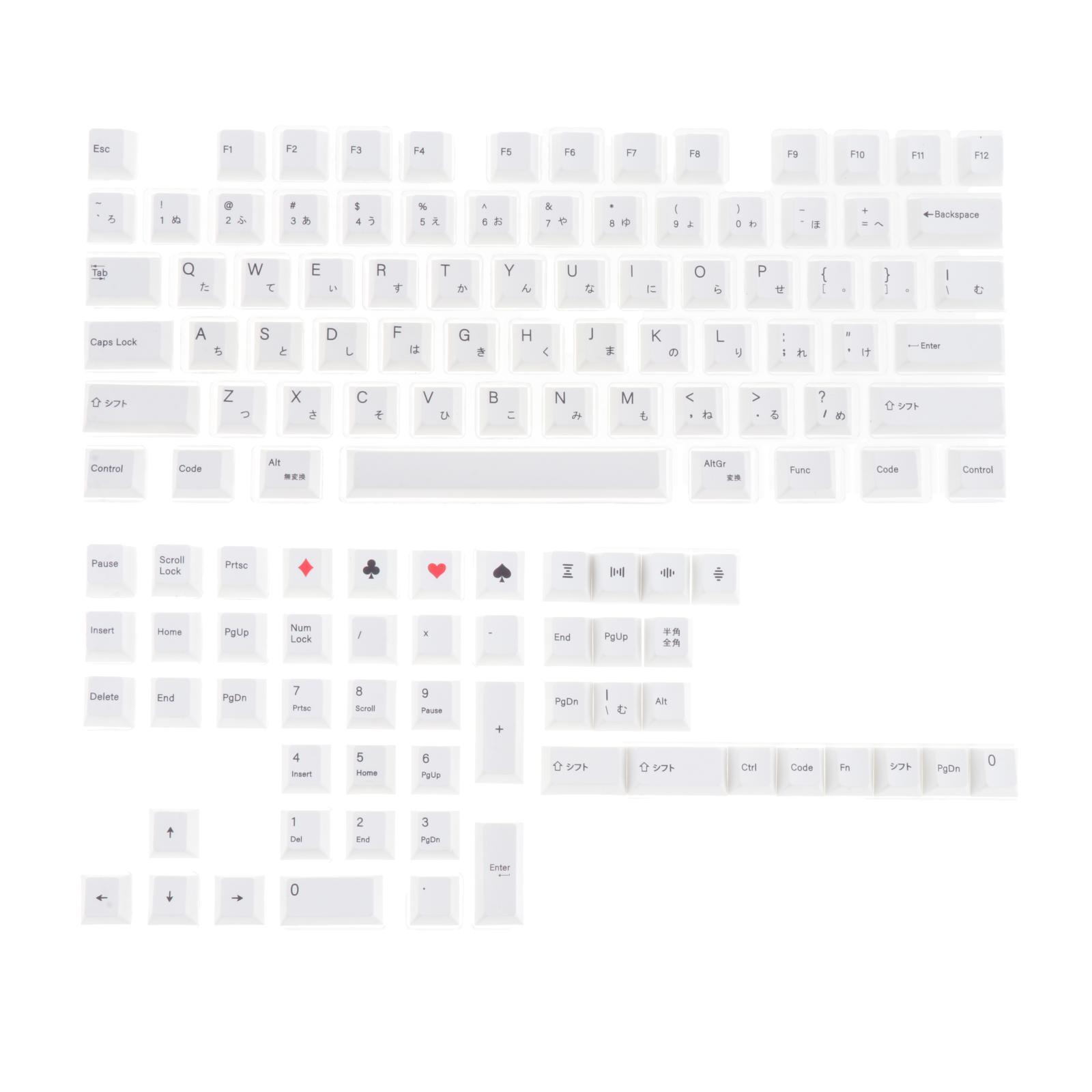 126 Keys   Exquisite for  Switch Keyboard Durable