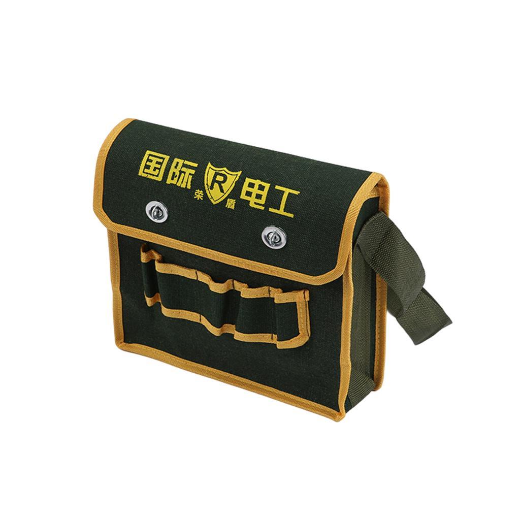 Heavy Duty Tool Bag Toolkit Multifounction for Electrician Storage Organizer Portable Wear-Resistant Tool Shoulder Bag for Carpenter Gardeners