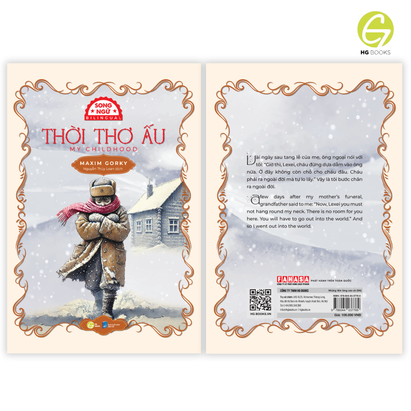 Thời thơ ấu - Sách song ngữ văn học kinh điển, có note từ vựng, tặng kèm file nghe - HG Books