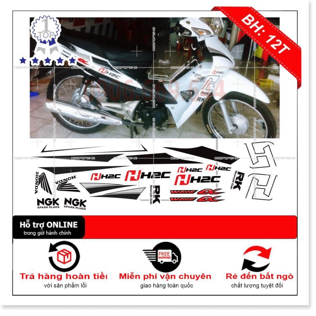 Tem rời wave 2016 H2C trắng