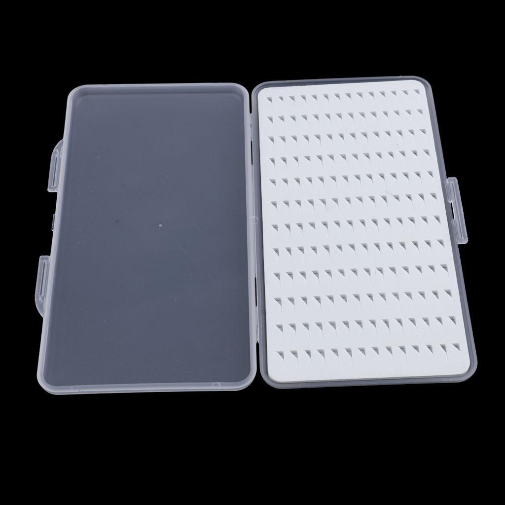 2pcs Fly Fishing Box Super Slim Waterproof Fishing Flies Lure Box 2 Size