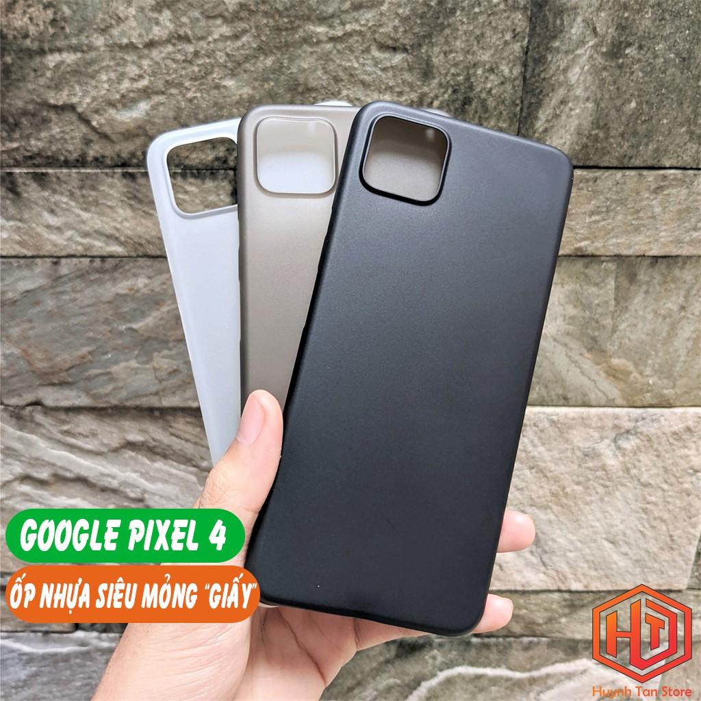 Ốp lưng Google Pixel 4 , 4A 5G, 4XL dẻo nhựa siêu mỏng giấy chống bám vân tay, chất lượng như hãng Memumi