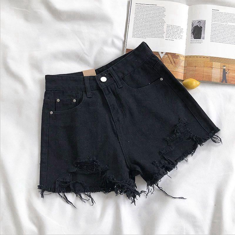 Quần short nữ bò rách Quần đùi nữ Quảng Châu cao cấp 4 màu đẹp