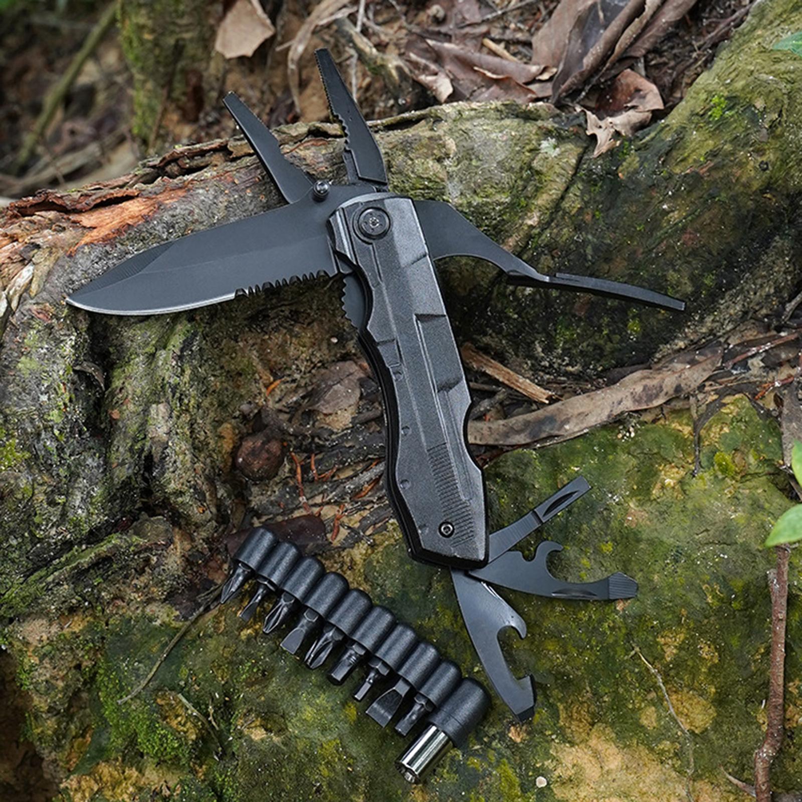 Multitool Knives Pliers Multifunctional Wire Cutter Survival Tool for Hiking