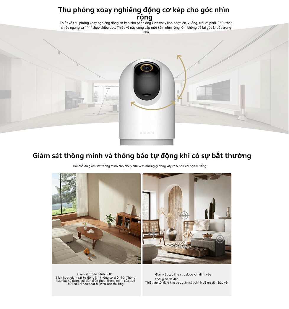 Camera Quan Sát Xiaomi Smart Camera C500 Pro – Hàng Chính Hãng