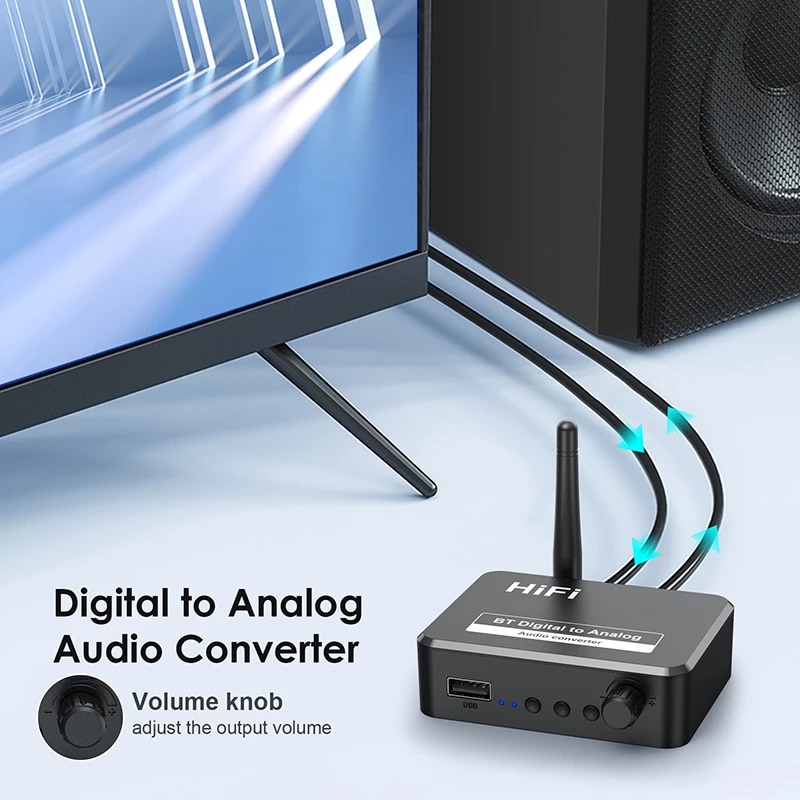 Kèm Quà Tặng 199K - Bộ Giải Mã DAC Và Thu Nhận Âm Thanh B35S Bluetooth 5.2 Hỗ Trợ Kết Nối Optical/Coaxial/AUX/USB. B35S Bluetooth Audio Receiver DAC Digital to Analog Converter 3.5MM AUX USB U Disk Spdif Toslink Optical Coaxial Jack Wireless Adapter