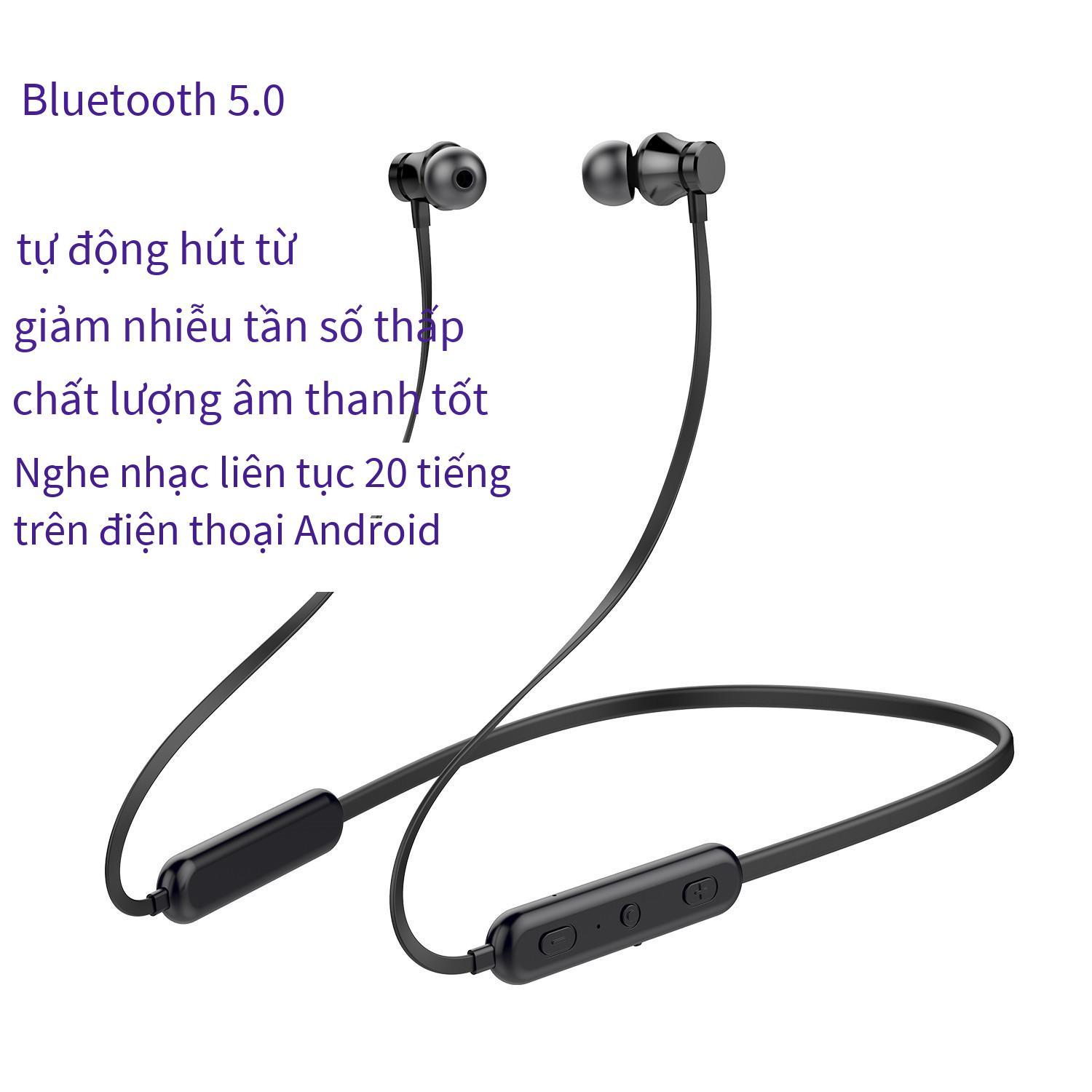 Giao hàng nhanh Tai nghe bluetooth W7 đeo cổ kiểu dáng thể thao không dây pin chờ siêu dài Mẫu mã hàng nổ mẫu mới tư nhân