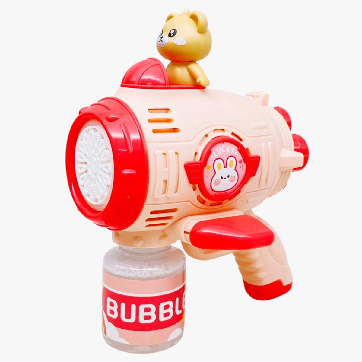 Đồ Chơi Máy Thổi Bong Bóng - Firstar DK81425 - Màu Hồng