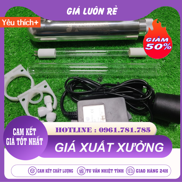 Bộ Đèn UV 11W Máy Lọc Nước Không Làm Thay Đổi Thành Phần Lý Hóa Của Nước