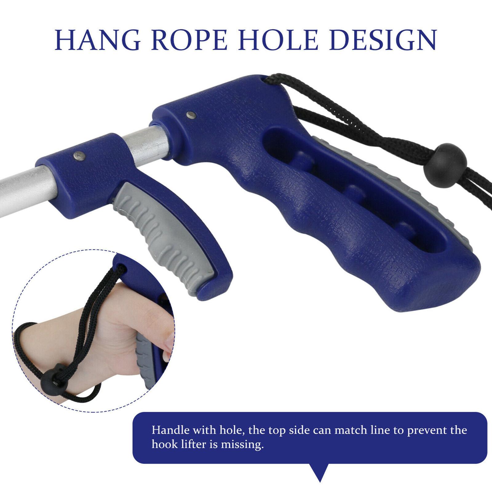 Fish Hook Remover Fishing Tackle Spring-Loaded Handle Saltwater Fishing Hook Extractor Fishing Line Removal Accessories