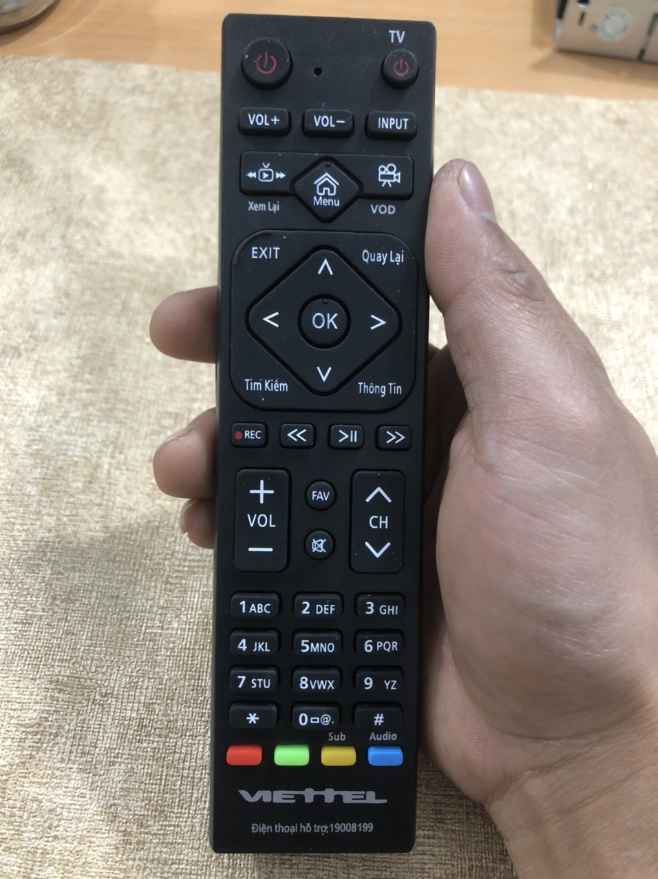 Remote Điều Khiển Dành Cho Đầu Thu TV Viettel, Truyền Hình Internet Viettel