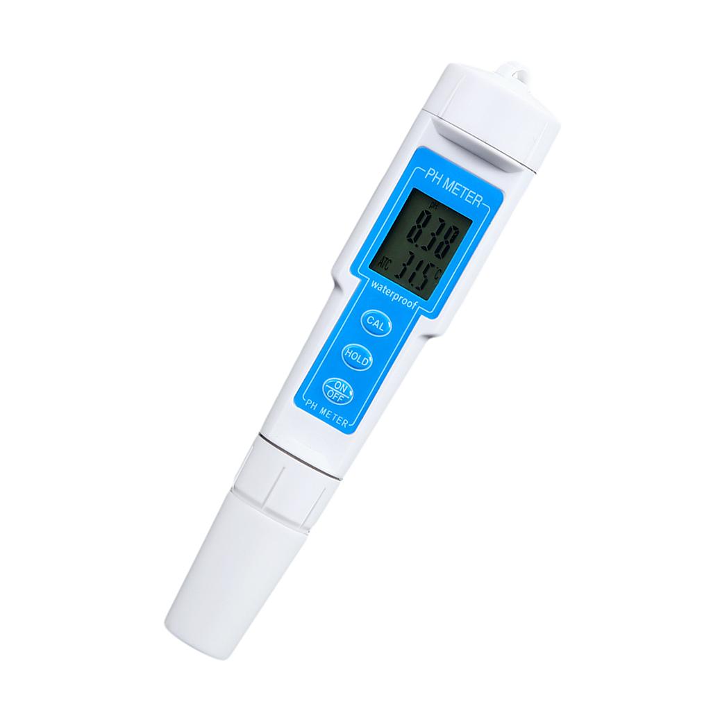 PH Level Test Pen Electrode Sensor Reader pH Meter Pond Life Water Lab Use