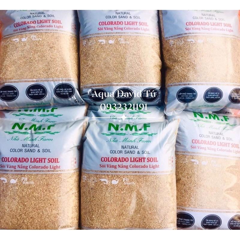 Cát nắng vàng & Sỏi nắng vàng trải nền bể cá cảnh