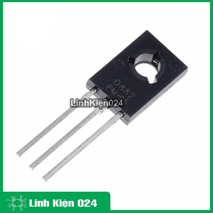 Gói 20 Con Transistor NPN D882 3A-40V Chân Cắm TO-126