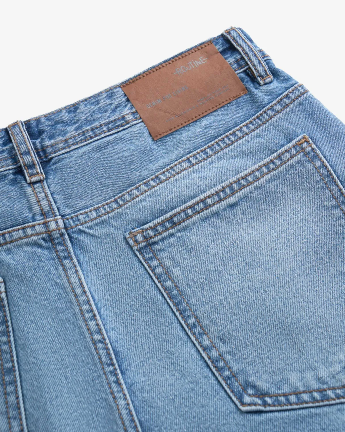 Quần jean nam RT form Straight màu Xanh ( form suông) - ROUTINE 10F24DPA010 | ROUTINE CÀ MAU