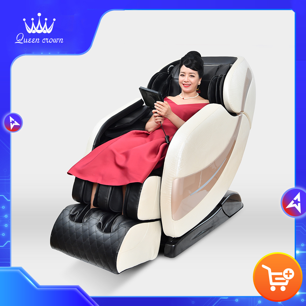 Ghế Massage QUEEN CROWN 6D QC-CX7 - Hàng Chính Hãng