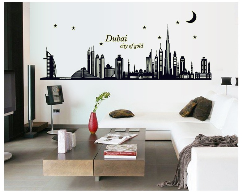 Decal dán tường Dạ quang Dubai AmyShop DDQ001