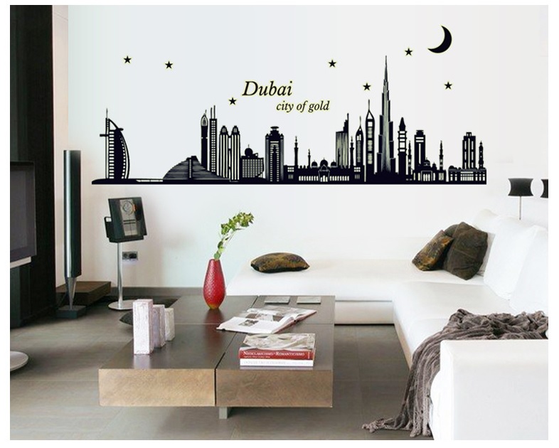 Decal dán tường Dạ quang Dubai AmyShop DDQ001 (65 x 155 cm)