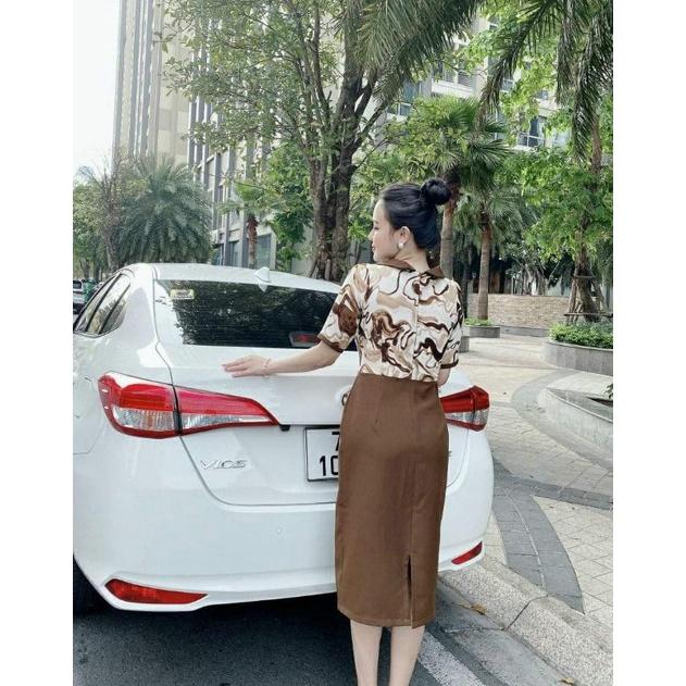 ĐẦM CÔNG SỞ CỔ V BẺ XINH XẮN