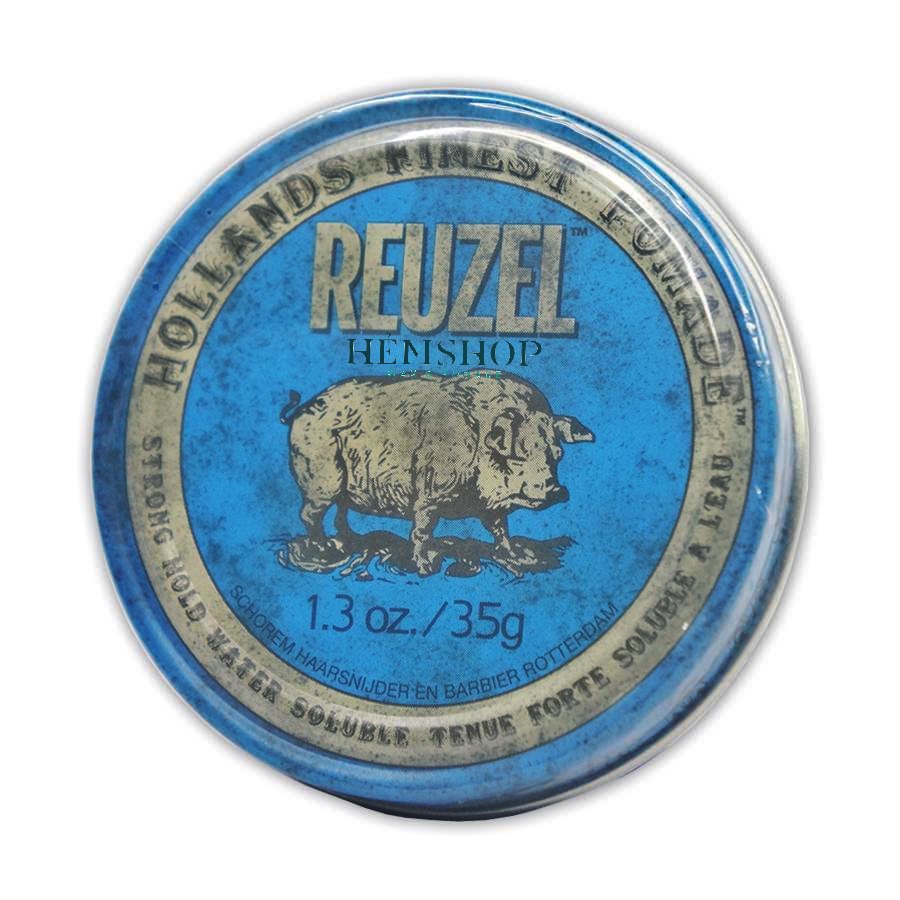 Sáp vuốt tóc Reuzel Blue Pomade Travel Size 35g - Hàng chính hãng