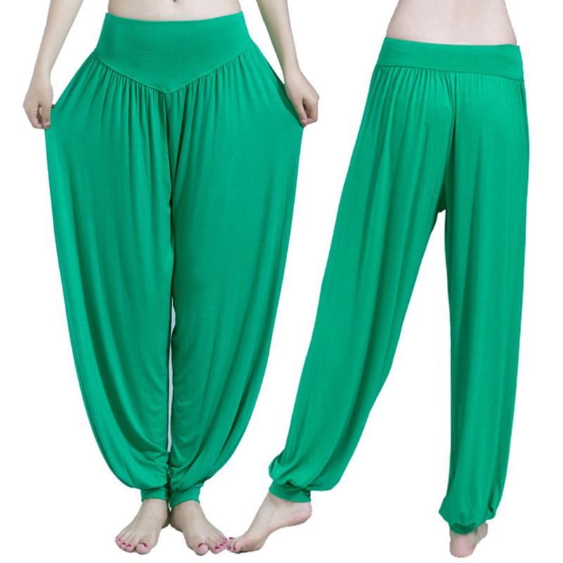 Quần Ống Rộng Plus Size Nữ Plus Nhiều Màu Sắc Bloomers Vũ TaiChi Quần Mềm Mại Modal Nhà Quần Không Thu Nhỏ Chống Tĩnh Điện Quần