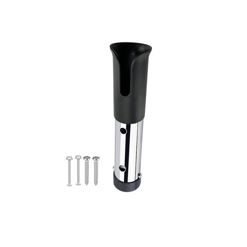 Fishing Pole Holders Accessories Sturdy Stainless Steel Support Bracket Fixing Accessory Standing Tube for CarryingELEN